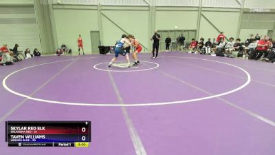 165 lbs Placement Matches (8 Team) - Skylar Red Elk, Oklahoma Red vs Taven Williams, Virginia Blue