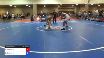 195 lbs Quarterfinal - Deanthony Parker, Moline Wrestling Club vs Chris Greil, Palm Harbor University High School Wrestling