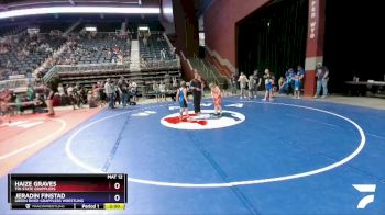 93 lbs Cons. Round 1 - Haize Graves, Tri-State Grapplers vs Jeradin Finstad, Green River Grapplers Wrestling