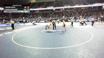 II-138 lbs Quarterfinal - Sacha Macadam, Collegiate School vs Ashten Haley, Cobleskill-Richmondville HS