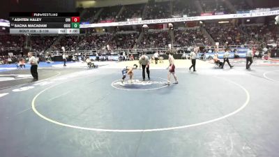 II-138 lbs Quarterfinal - Sacha Macadam, Collegiate School vs Ashten Haley, Cobleskill-Richmondville HS