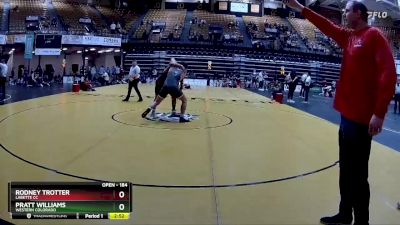 184 lbs Quarterfinal - Rodney Trotter, Labette CC vs Pratt Williams, Western Colorado