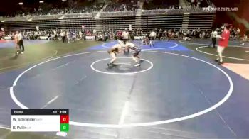 152 lbs Quarterfinal - Wyatt Schneider, Capital Wrestling vs David Pullin, Air Academy