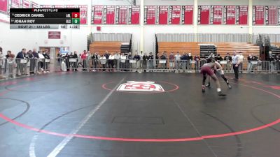 120 lbs Round Of 16 - Cedrick Daniel, Arlington vs Jonah Roy, Boston Latin