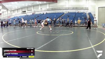 144 lbs Quarterfinal - Ayden Mutter, MI vs Kaysom Mataria, PA