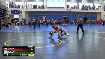 126 lbs Champ. Round 3 - Skyler Kirk, ELIDA vs Tommy Gast, MAUMEE