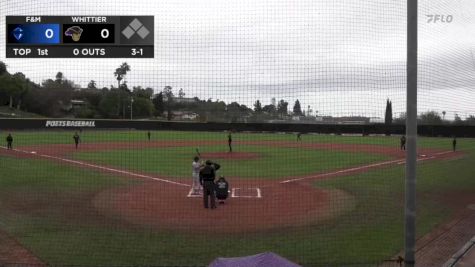 Replay: Franklin & Marshall vs Whittier | Mar 11 @ 2 PM