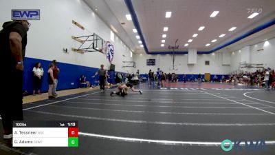 100 lbs Semifinal - Alexander Tessneer, Norman Grappling Club vs Gunner Adams, D3 Wrestling Cluib