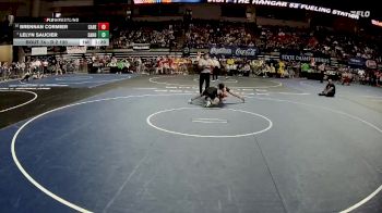 D 2 120 lbs Champ. Round 2 - Lelyn Saucier, Sam Houston vs Brennan Cormier, Carencro