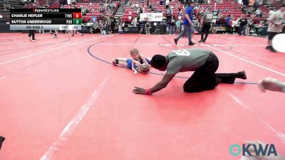 37 lbs Rr Rnd 5 - Charlie Hepler, Team Tulsa Wrestling Club vs Sutton Underwood, Piedmont