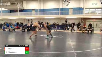 184 lbs Cons. Round 3 - Isaac Albor, Morton Community College vs Oscar Villalobos, Joliet Junior College