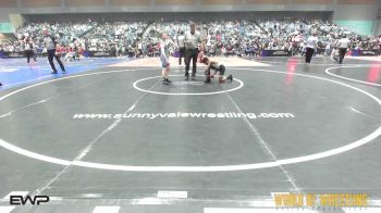 80 lbs Round Of 32 - Montre Stockton-Sanchez, Swamp Monsters vs Saul Heist-Levine, Bozeman Wrestling Club
