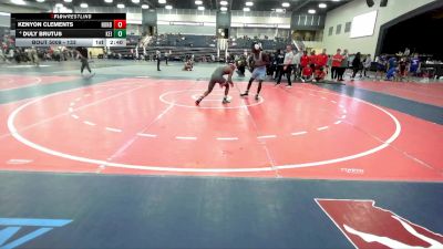 133 lbs Champ. Round 1 - Kenyon Clements, Huntingdon vs Duly Brutus, Keiser University