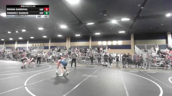 130 lbs Consi Of 4 - Divana Sandoval, Lancer WC vs Kimberly Guzman, Centennial HS