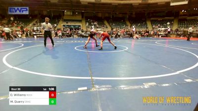 95 lbs Round Of 16 - Owen Williams, Rocky Mountain Middle School vs Maximus Quarry, Dragon Rtc