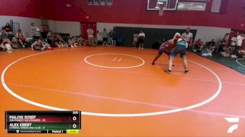 205 lbs Round 1 (8 Team) - Malosi Sosef, Southwest MO Stingers vs Alex Ebert, Cypress Wrestling Club