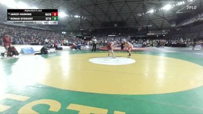 Boys 1B/2B 190 Champ. Round 2 - Ronan Stewart, Kittitas vs Jarod Hankins, Waitsburg