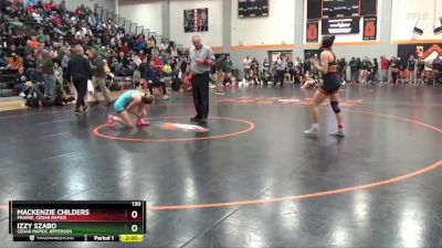 130 lbs Semifinal - Mackenzie Childers, Prairie, Cedar Rapids vs Izzy Szabo, Cedar Rapids Jefferson