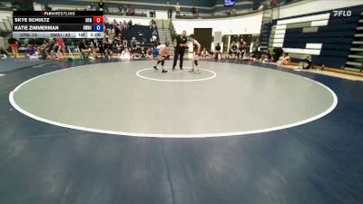 105 lbs Round 4 (6 Team) - Skye Schultz, Utah Gold vs Katie Zimmerman, Sanderson Wrestling Academy 1