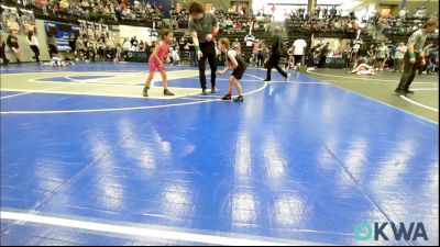 55 lbs Rr Rnd 2 - Avaline Shouse, Morrison Takedown Club vs Valerie Baeza, Woodward Youth Wrestling
