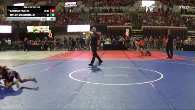 69 lbs Cons. Round 2 - Kimber Pettis, Darkhorse Wrestling Club vs Rylee Macdonald, Team Champs