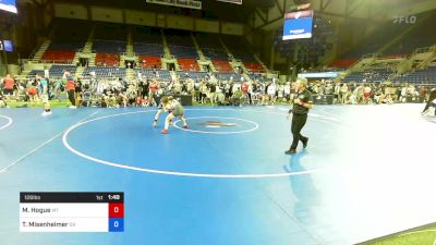 126 lbs Cons 16 #1 - Mathias Hogue, Montana vs Tyler Misenheimer, Oklahoma