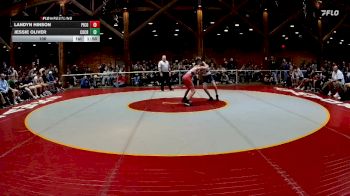 106 lbs 2nd Wrestleback (16 Team) - Landyn Hinson, Pike County vs Jessie Oliver, Coahulla Creek