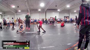 90 lbs Round 2 - Everett Finn, Grizzlies Wrestling Club vs Mario Ratliff, Mighty Warriors Wrestling Acad