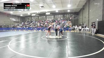 215 lbs Semifinal - Dominic Wilson, Tulare Union vs Randy Lenoir, East Bakersfield