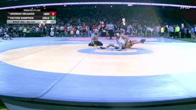 D2-157 lbs Cons. Semi - Adoniah Delgado, Linden vs Payton Sampson, Cadillac