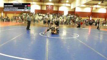 157 lbs Consi Of 4 - Jake Rivera, Dirty Den Wrestling vs Jacob Critchfield, Doughboy Wrestling Club