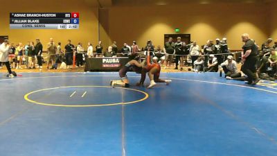 120 lbs Cons. Semis - Ashae Branch-Huston, Beat The Streets vs Jillian Blake, South Side Wrestling Club