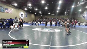 106 lbs Cons. Round 3 - Qusay Altowiti, North Monterey vs Isaak Reyes, Redwood