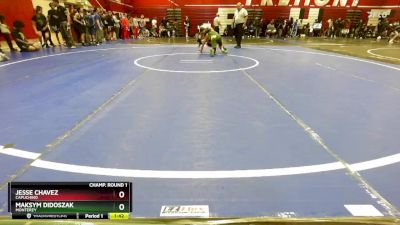 120 lbs Champ. Round 1 - Jesse Chavez, Capuchino vs Maksym Didoszak, Monterey