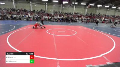 114 lbs Quarterfinal - Kaitrel Poyer, Rez WC vs Devontay Silas, Roughneck