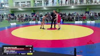 69kg Quarterfinal - Evelynn Fuller, Kanieinkehaka Tehontatienas Mohawk / HBS vs Khushi Jhalli, Canadian Mal Wrestling