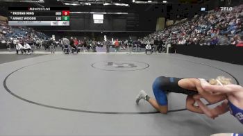 157 lbs Cons. Round 2 - Arnez Woods, Leavenworth HS vs Tristan Ring, Andover