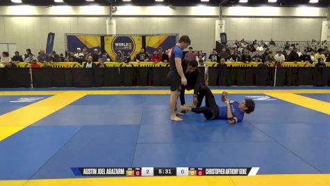 Christopher Anthony Gonz vs Austin Joel Agazarm 2024 World IBJJF Jiu-Jitsu No-Gi Championship