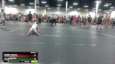 132 lbs Round 2 (6 Team) - Henry Racich, Purge GT Anarchy vs KJ Lissenden, Caldwell