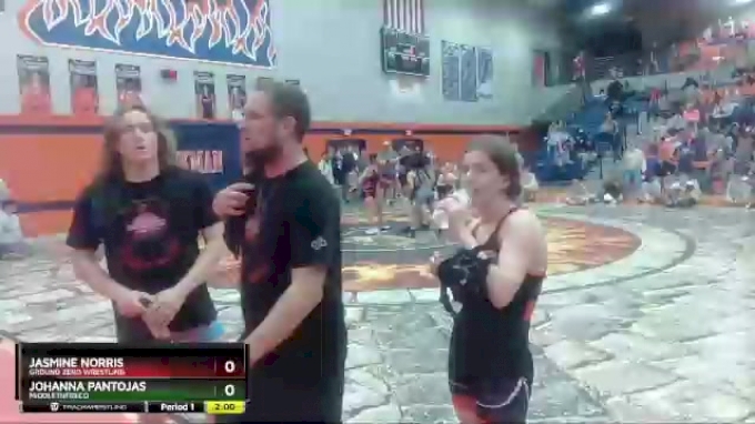 117-122 lbs Cons. Semi - Jasmine Norris, Ground Zero Wrestling vs ...