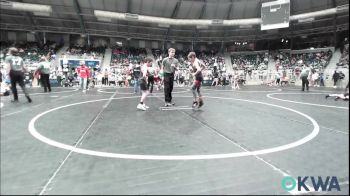73 lbs Consi Of 16 #2 - Carson Beams, Mustang Bronco Wrestling Club vs Hunter King, Sperry Wrestling Club