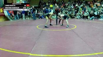144 lbs Quarterfinal - Brayden Dumoulin, Mountain View (Marana) High School vs James Buck Iii, Sahuarita High School