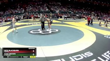 D1-138 lbs Semifinal - Nick Blackburn, Mentor vs Kade Brown, St. Edward