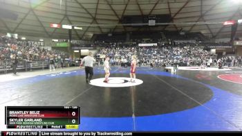 120 lbs Quarterfinal - Brantley Beliz, Moses Lake Wrestling Club vs Skyler Garland, Deer Park Ironman Wrestling Club
