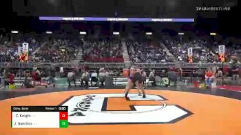4A-182 lbs Cons. Semi - Carsen Knight, Evanston vs Josef Sanchez, Natrona County