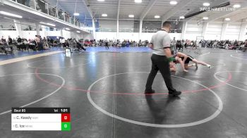 138 lbs Round Of 16 - Coleman Keady, Norwood vs Cam Ice, Minnechaug