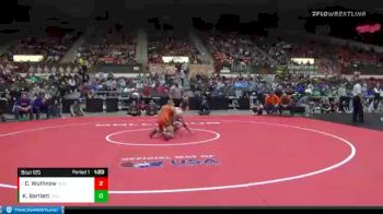 126 lbs Quarterfinal - Cooper Wuthnow, Abilene vs Kaven Bartlett, Louisburg