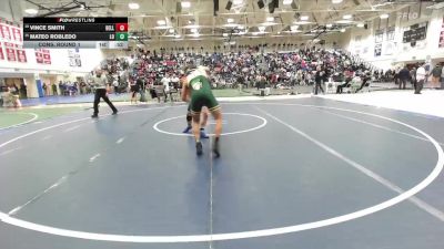 Boys 175 lbs Cons. Round 1 - Vince Smith, Bellarmine Boys vs Mateo Robledo, Live Oak Boys