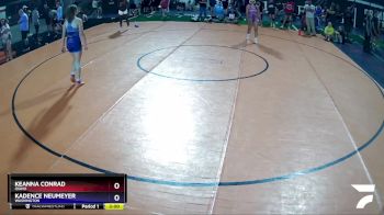 125 lbs Quarterfinal - Keanna Conrad, Idaho vs Kadence Neumeyer, Washington