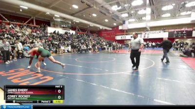 167 lbs Cons. Round 5 - James Emery, James Logan High School vs Corey Rockey, Willits High School